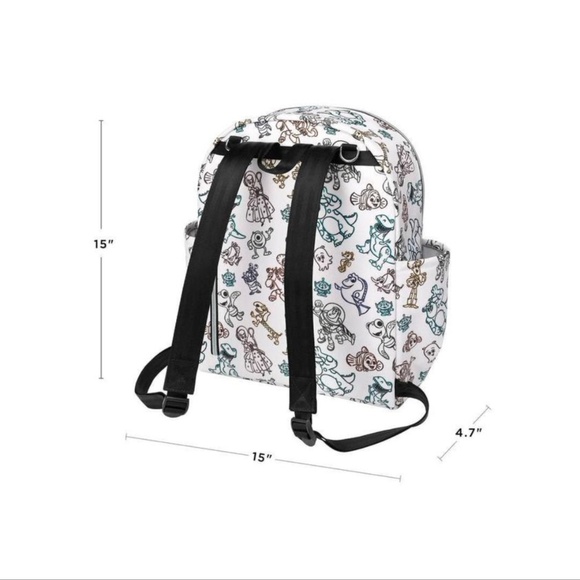 Petunia Pickle Bottom Cream and Black Baby Bag - Picture 5 of 5